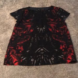 All Saints Top with zipper detail